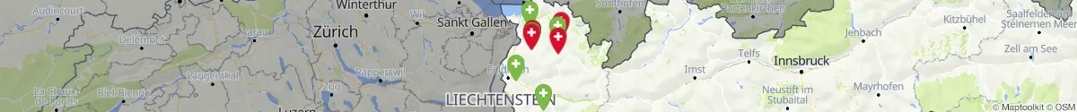 Map view for Pharmacies emergency services nearby Mellau (Bregenz, Vorarlberg)